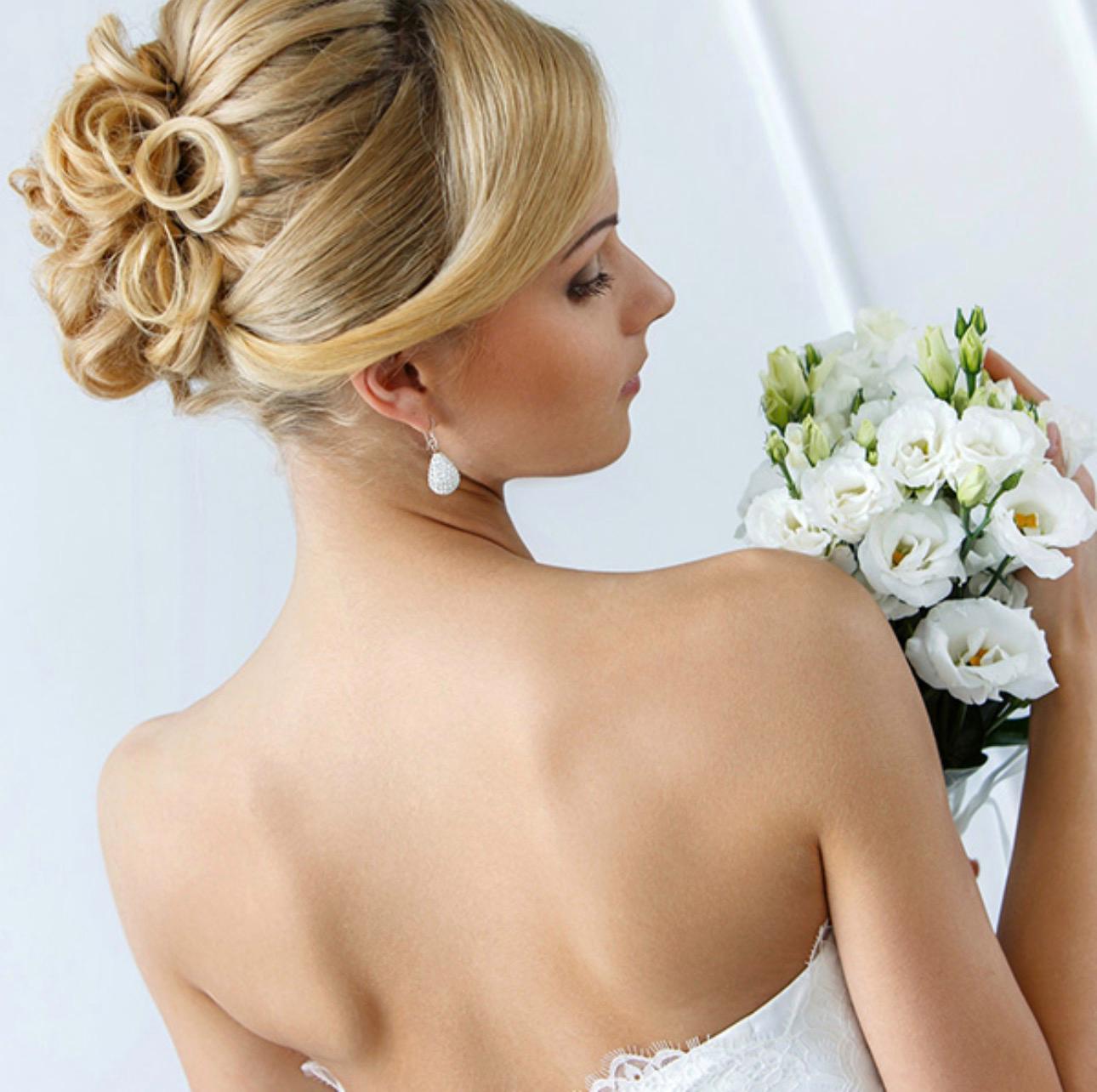 Chignon volumineux mariage